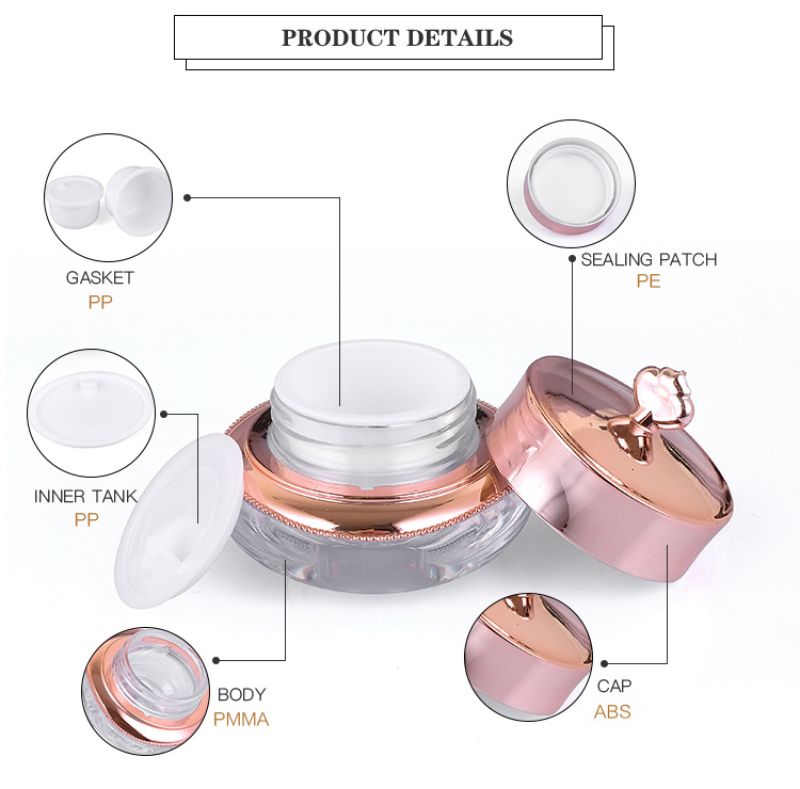 15g Empty Luxury Crown Shaped 5