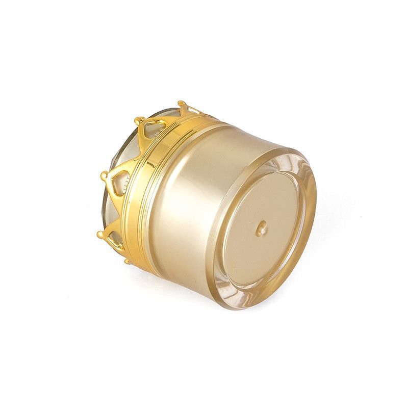 Crown Shaped Gold Acrylic Jar 4